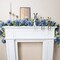 Artificial Flowers Garlands - 5.6 FT Eucalyptus Garlands with Multi-Flower Variety in Dusty Blue & White, Rustic Elegant Style for Wedding Decorations